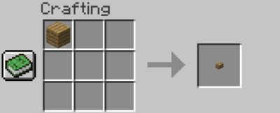 Button Minecraft Crafting Guide