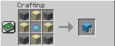 Light Blue Concrete Minecraft Crafting Guide