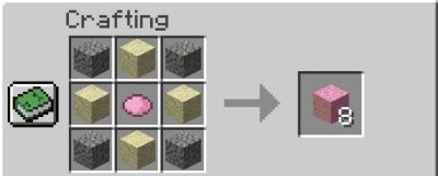 Pink Concrete Minecraft Crafting Guide