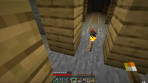 The Abandoned Mineshafts in Minecraft